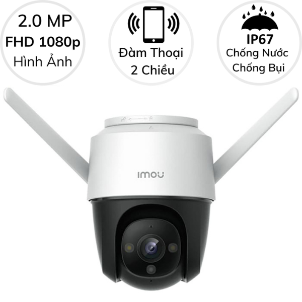 Camera Wifi IMOU Cruiser S22FP 1080P (Xoay 360 Độ + Có màu ban đêm + Đàm thoại 2 chiều )