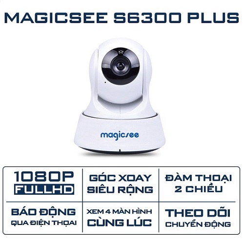 Camera Giám Sát Magicsee S6300 PLus - Xoay 360 Độ Giá Siêu Rẻ