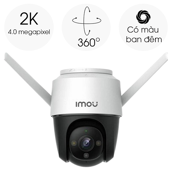 Camera Wifi IMOU IPC-S41FP 4MP 2K ( Có Màu Ban Đêm + Mic Thu Âm )