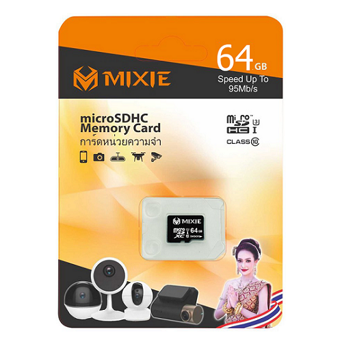 Thẻ nhớ Mixie 64GB U3 Micro TF tốc độ ghi 70M/s - Bảo Hành 3 Năm