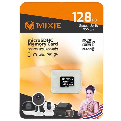 Thẻ nhớ Mixie Micro SDcard 128G, chuẩn U3, tốc độ 95M