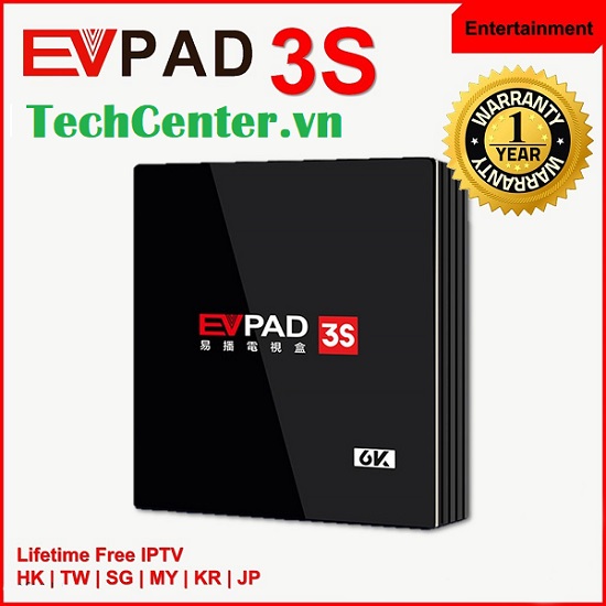 Evpad 3S 4K - Android Box Chuyên Xem Phim & Truyền Hình Quốc Tế Trên Toàn Thế Giới